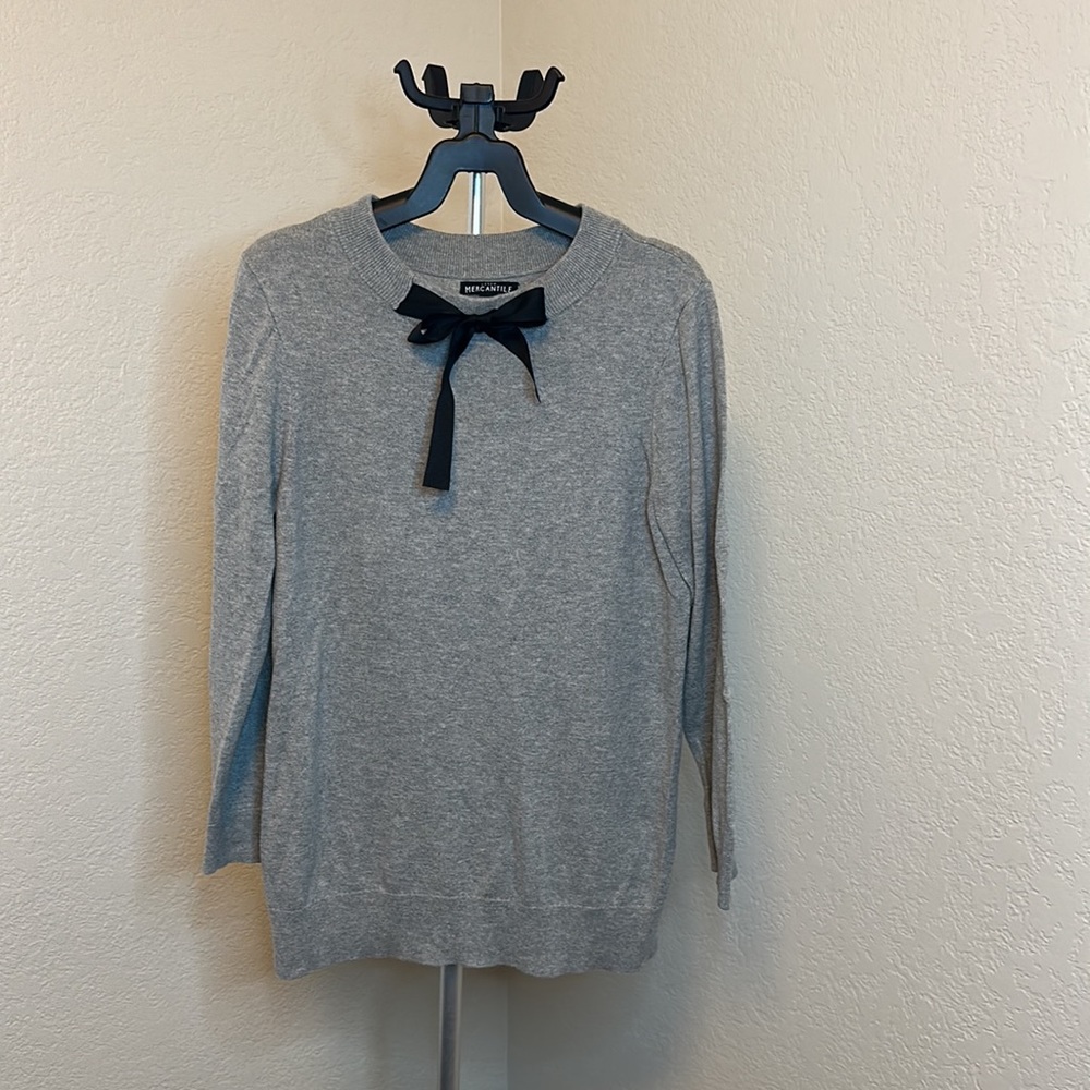 J.CREW sweater with bow tie